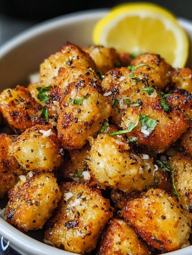 Air Fryer Lemon Chicken Bites
