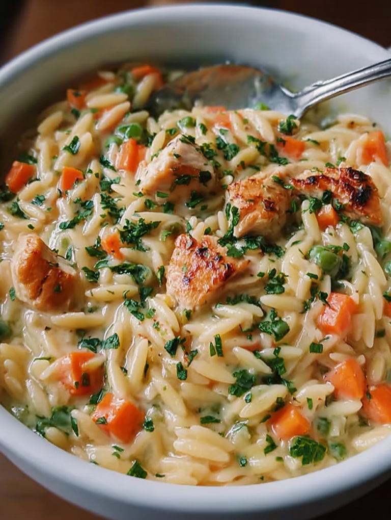 Chicken Pot Pie Orzo