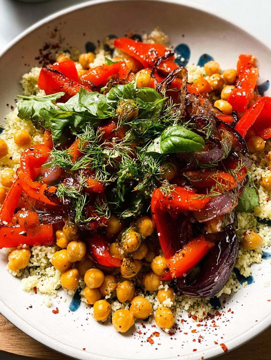 Roasted Red Pepper Salad