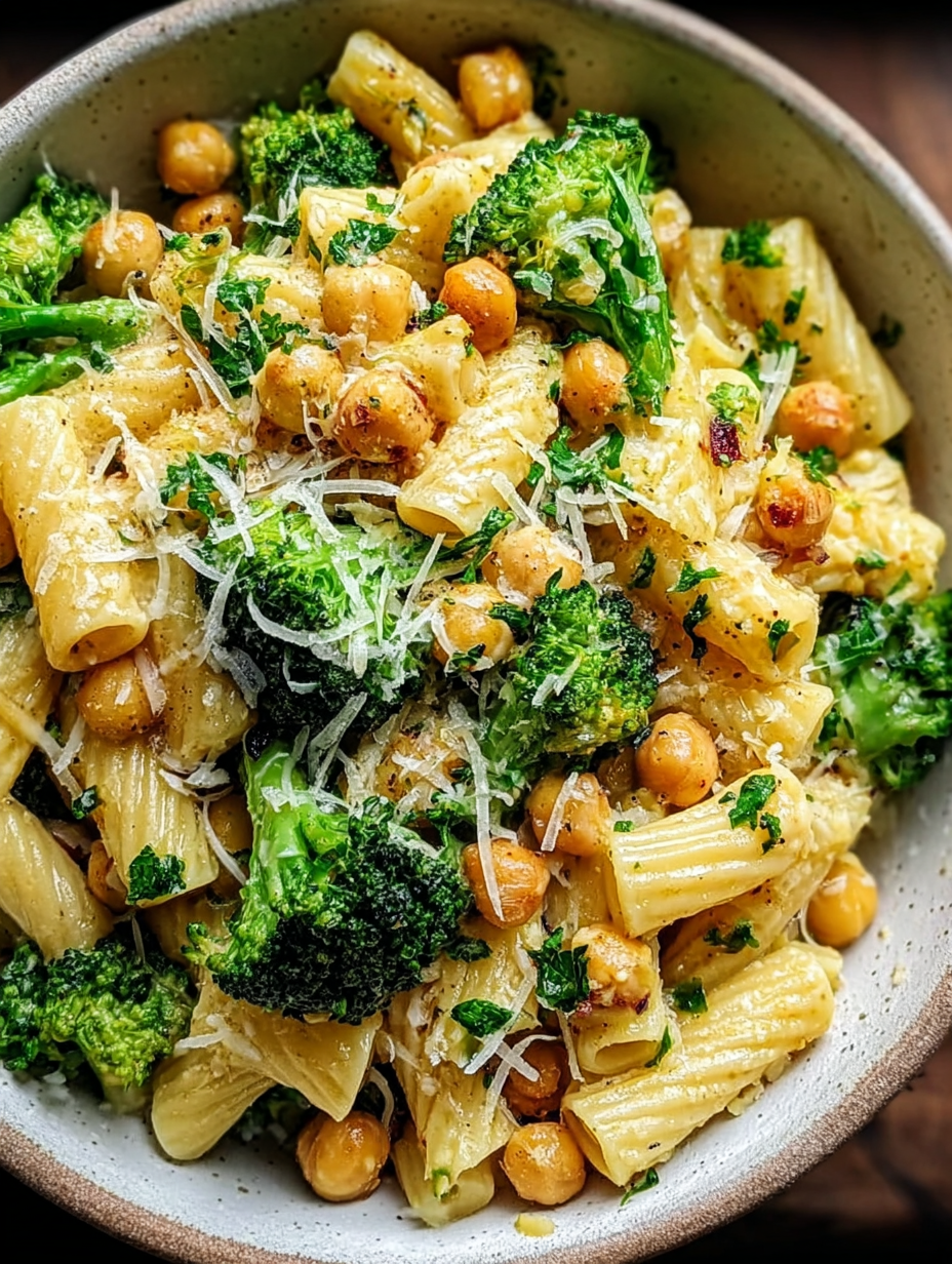 Broccoli Chickpea Pasta