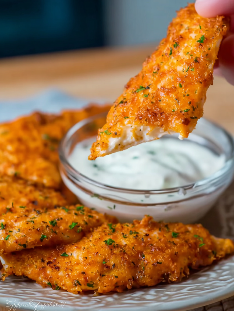 Buffalo Ranch Baked Chicken Strips