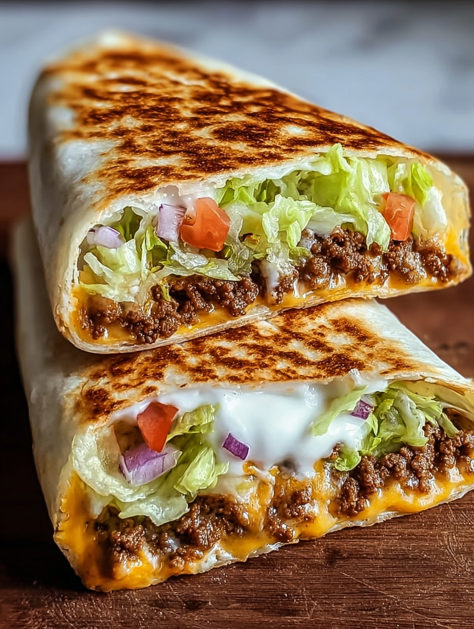 Easy Crunchwrap Supreme (Crispy & Cheesy)