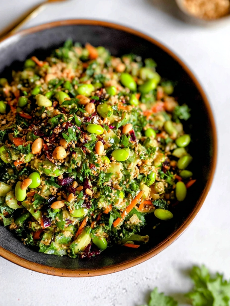 Edamame Peanut Crunch Salad