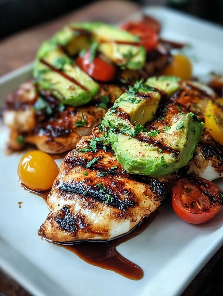 Grilled California Avocado Chicken