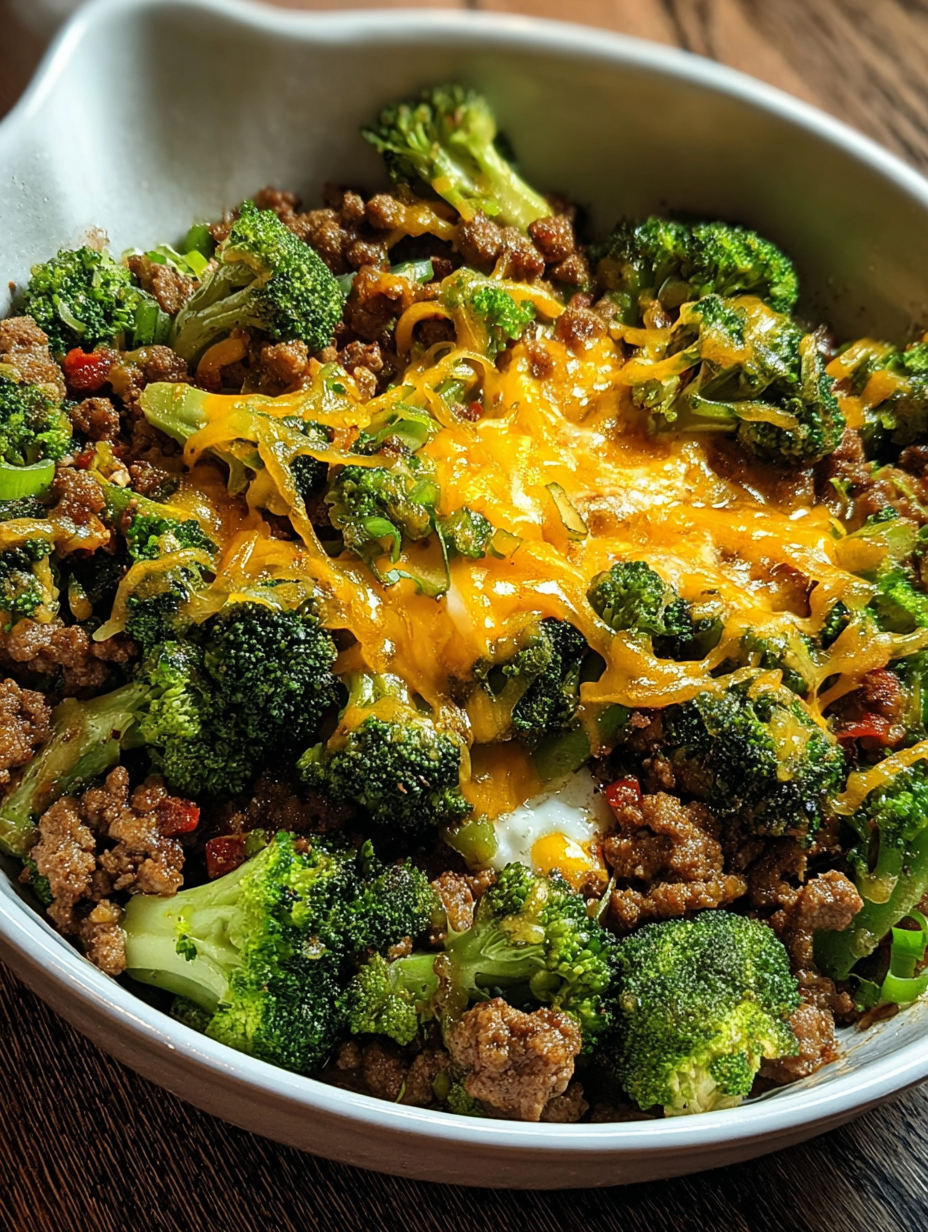 Hamburger Broccoli Skillet
