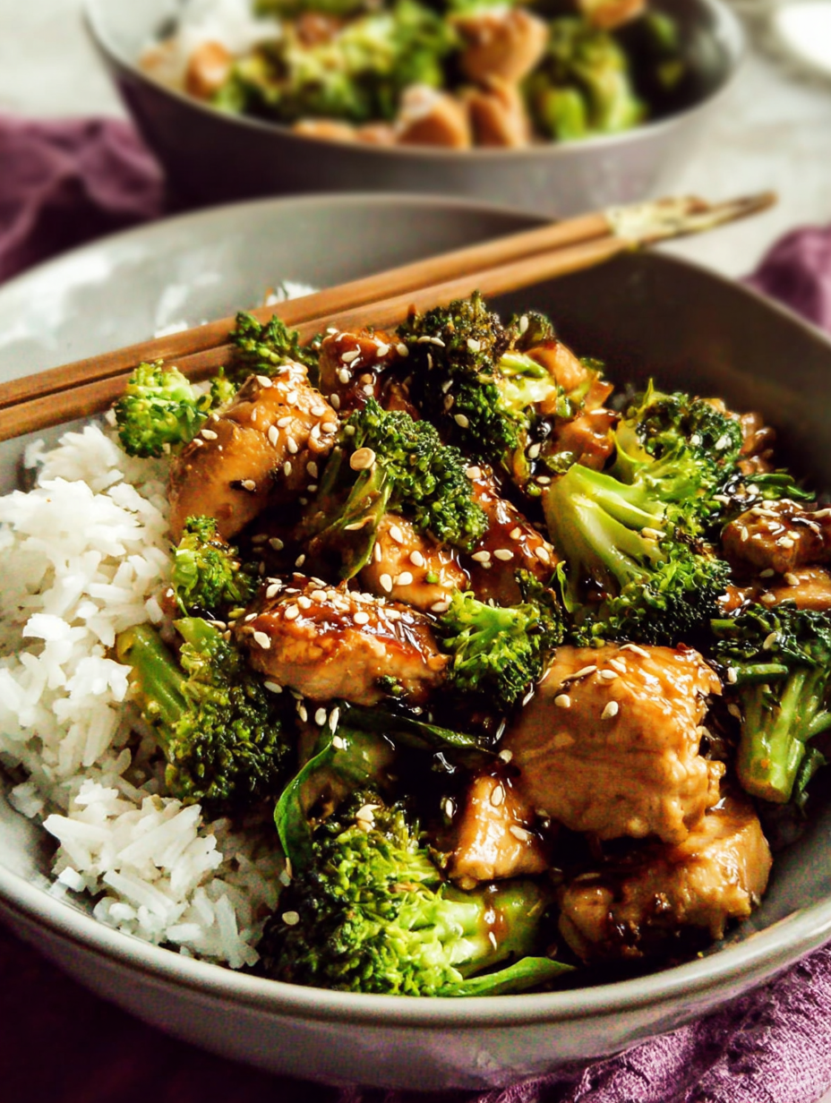 Healthy Chicken and Broccoli Stir Fry