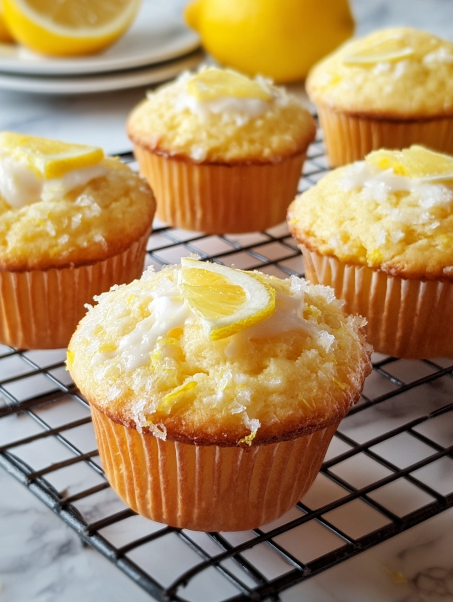Lemon Cream Cheese Muffins