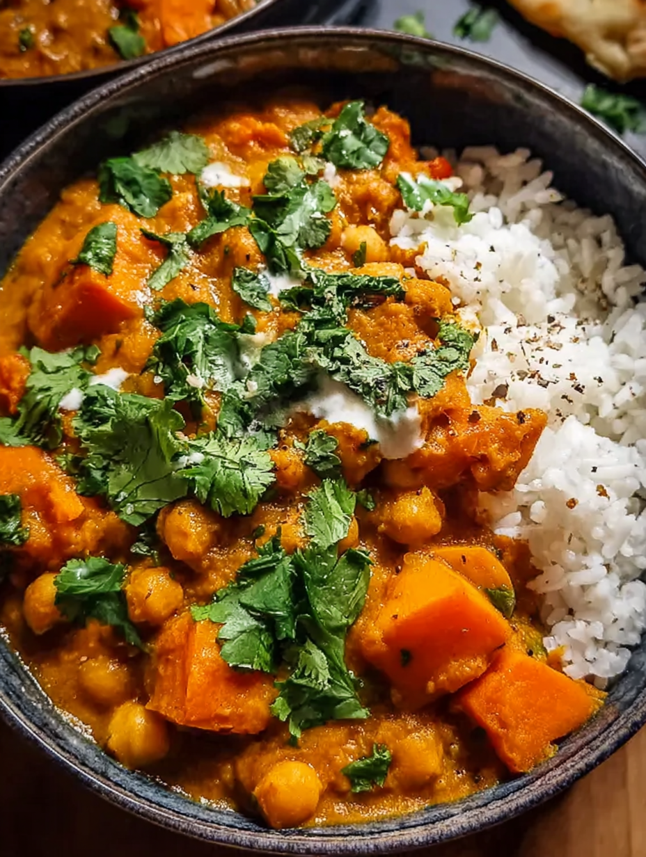 Sweet Potato and Chickpea Curry