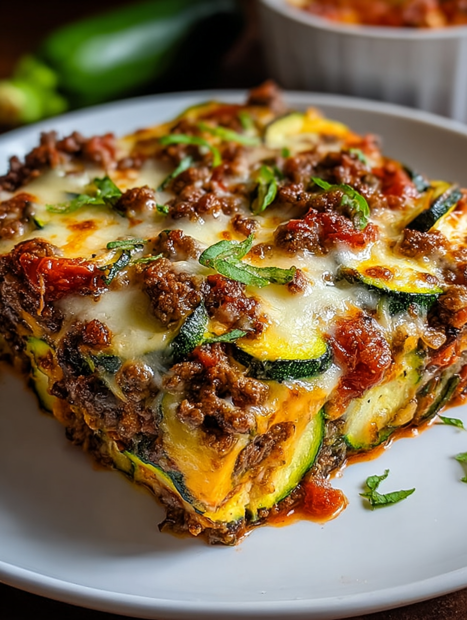 Zucchini Pizza Casserole