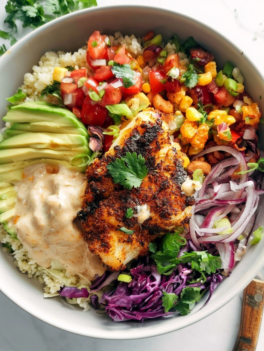 Baja Fish Taco Bowls