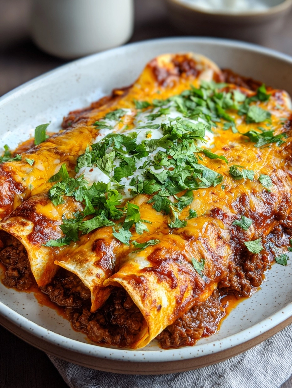 Beef Enchiladas