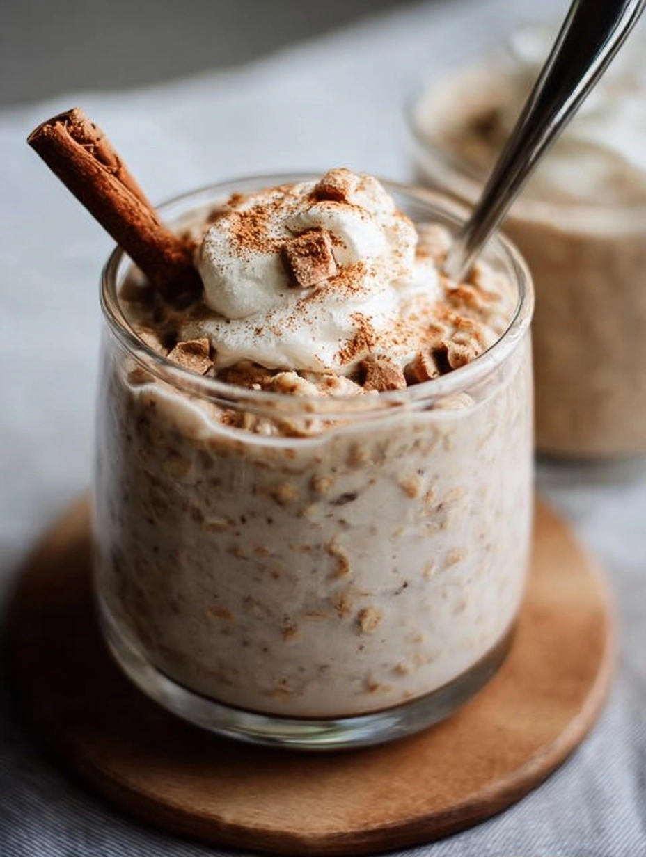 Cinnamon Roll Overnight Oats