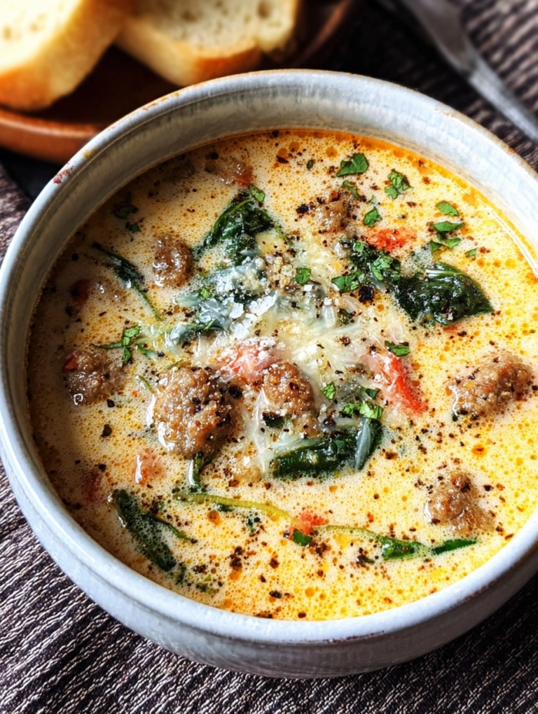 Creamy Italian Sausage Soup