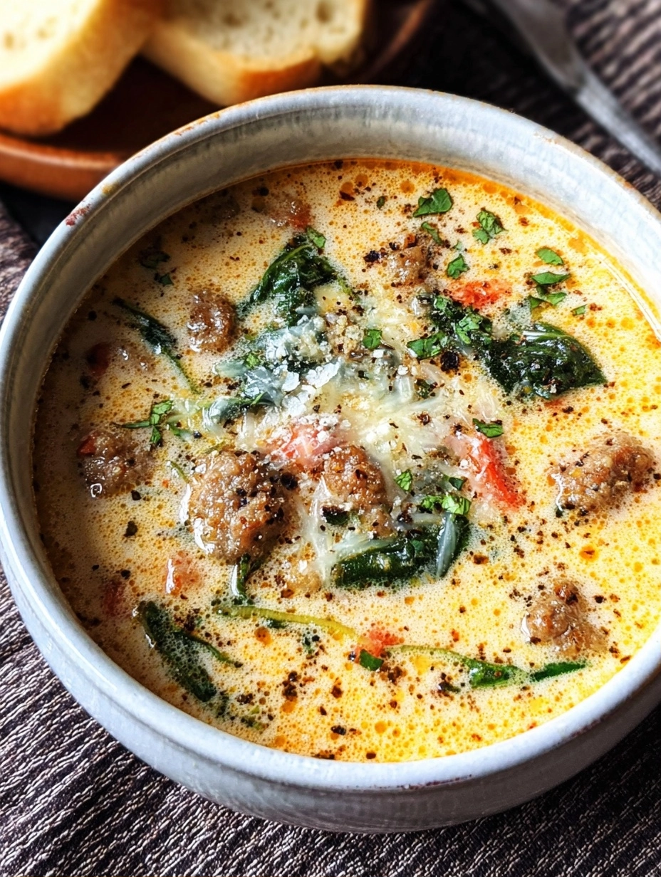 Creamy Italian Sausage Soup