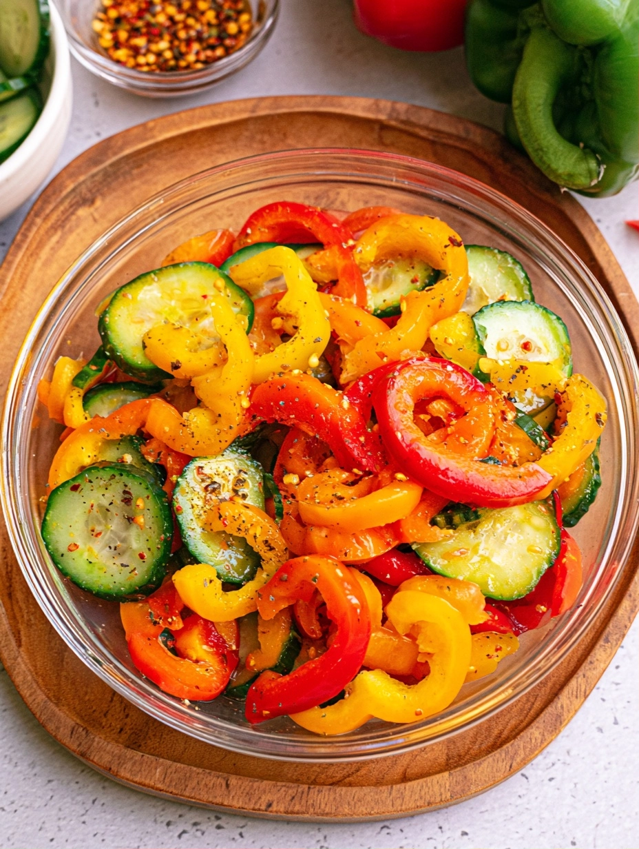 Cucumber and Sweet Pepper Salad