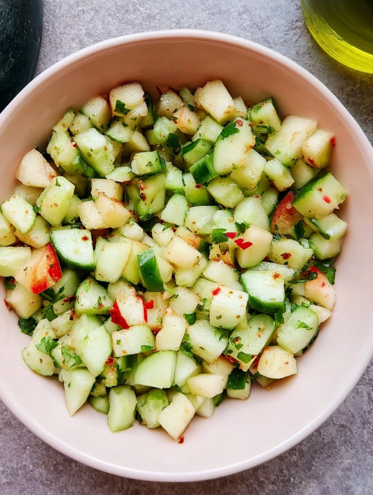 CUCUMBER APPLE SALAD RECIPE Quick