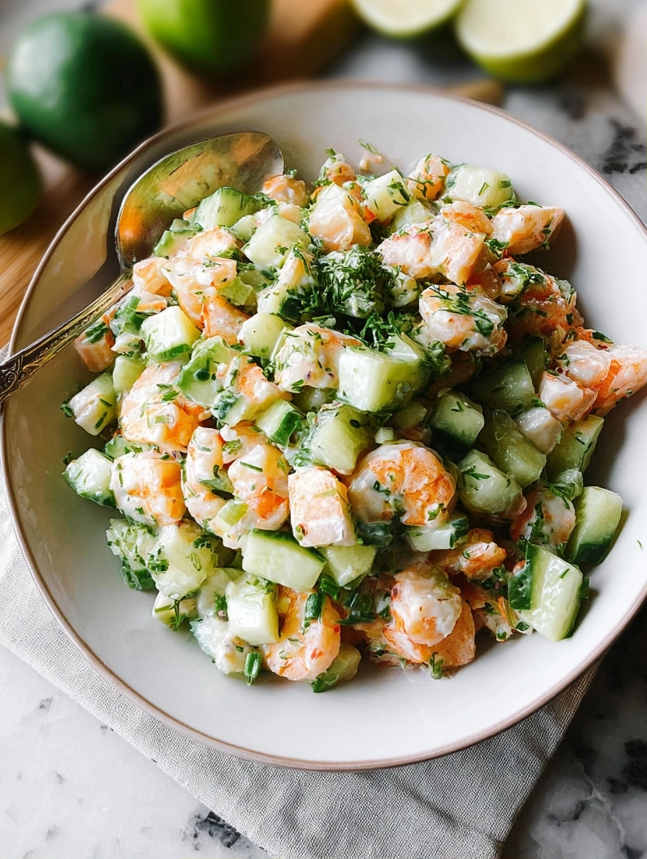 Cucumber Shrimp Salad