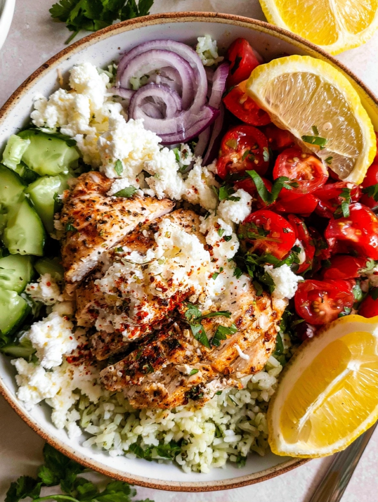 Greek Chicken Bowls