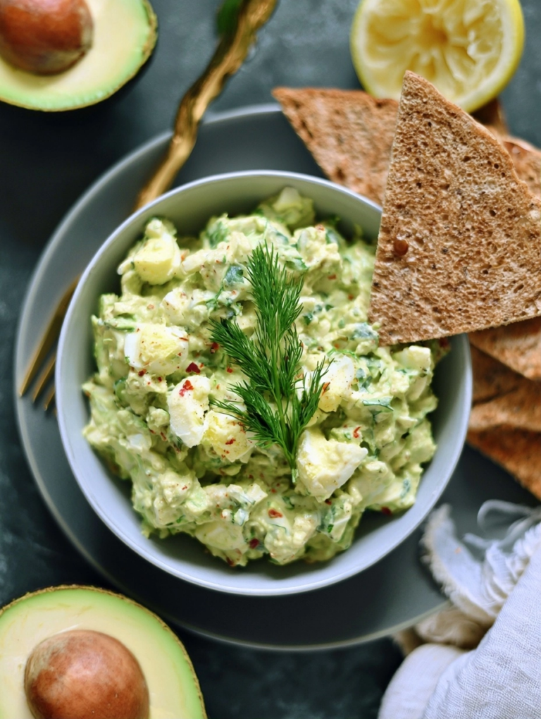 High Protein Avocado Egg Salad Recipe