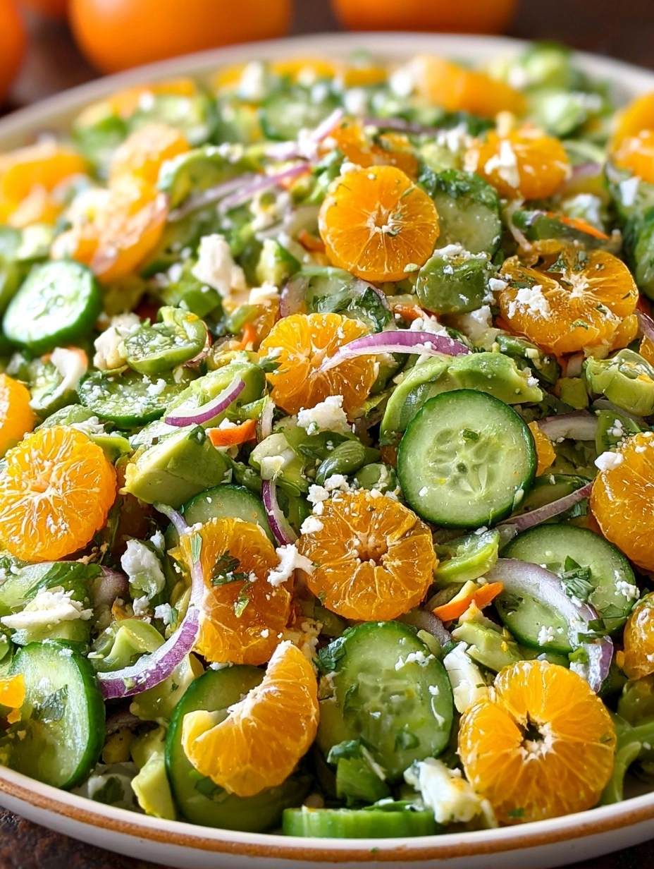 Irish Clementine Cucumber Salad
