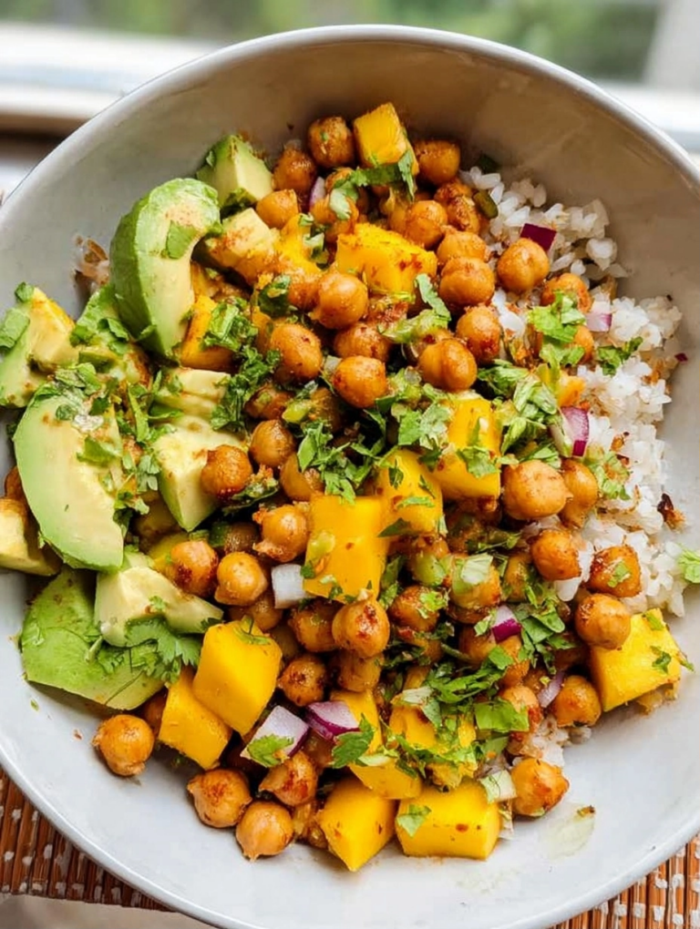 Mango Chickpea Salad