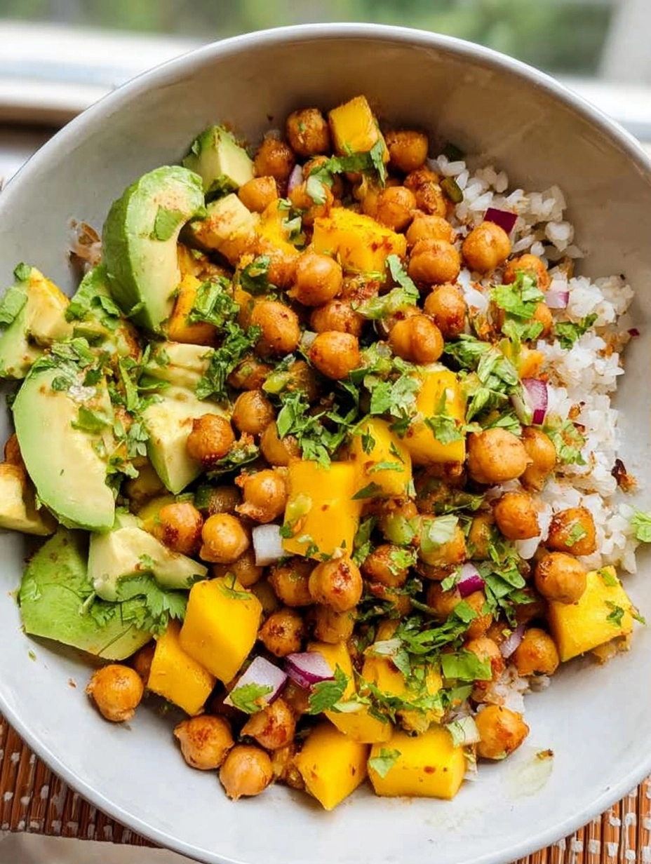 Mango Chickpea Salad