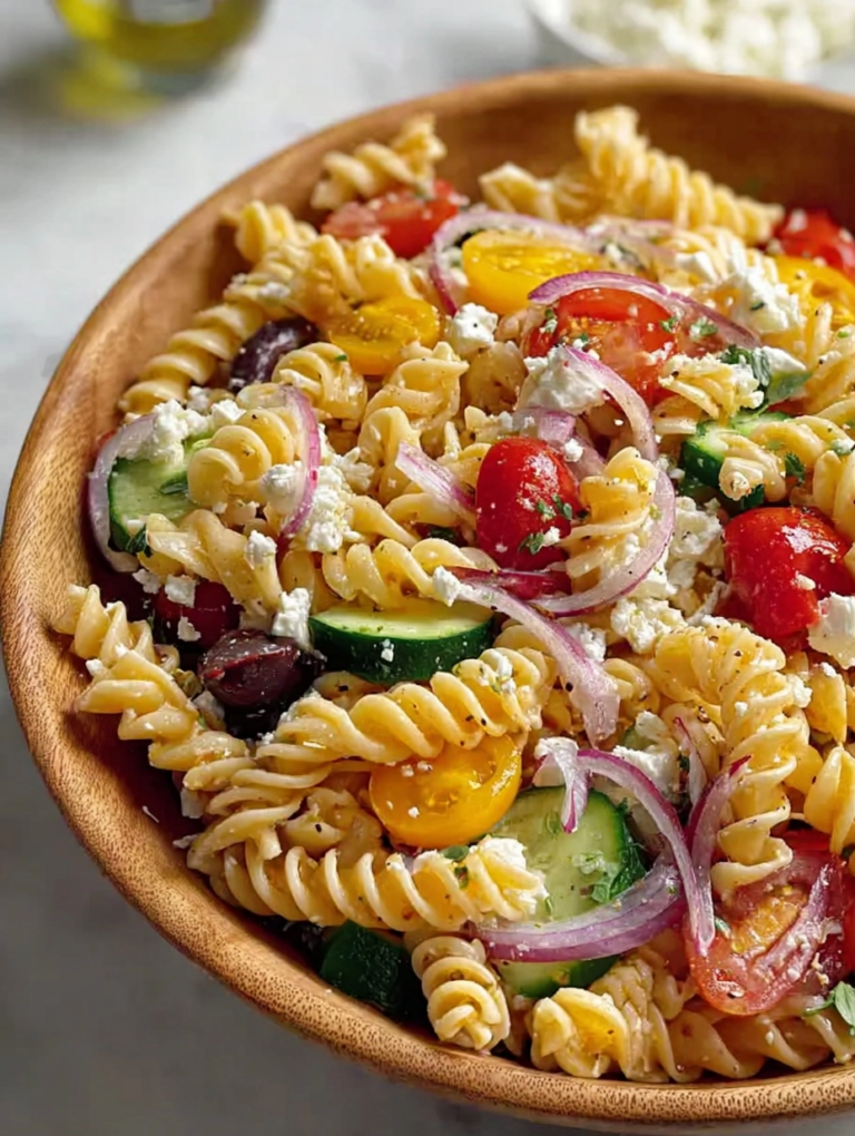 Quick Greek Pasta Salad