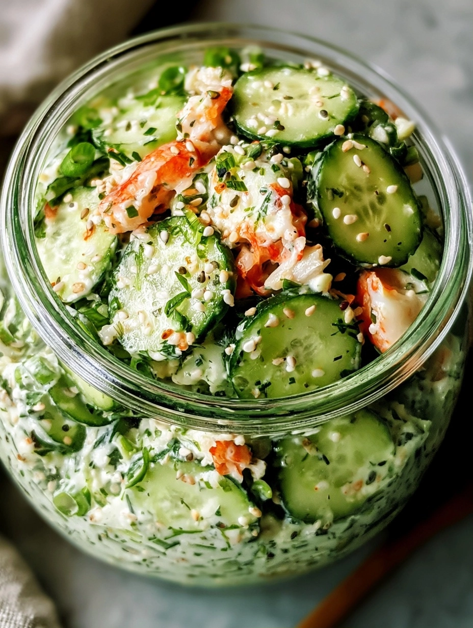 The Best California Roll Cucumber Salad