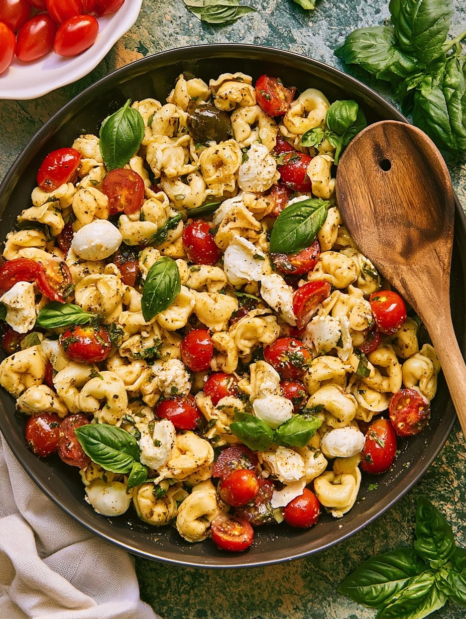 Tortellini Caprese Pasta Salad